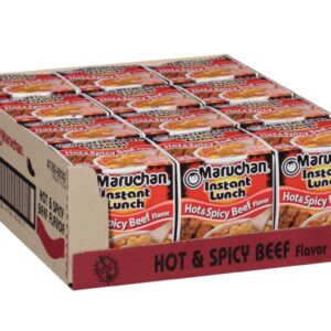 Sopa Instantanea de Carne con chile caja x 12 Unid. - Maruchan